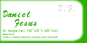 daniel fesus business card